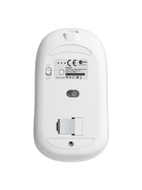 Lenovo Lecoo WS210 Bluetooth & 2.4G WiFi Kablosuz Şarjlı MOUSE BEYAZ